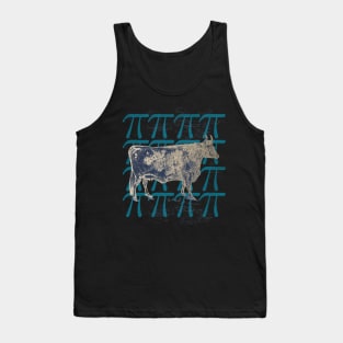 Pi Day Science Cow Men Women Unisex Tank Top